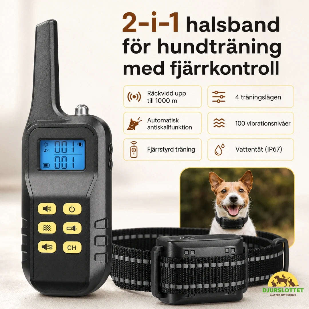 Anti-bark Collar DuoControl  Collar for Dog Training (with remote control) Petifo