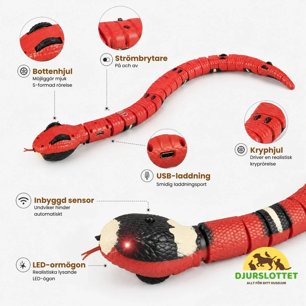 Automatic Toy Snake for Cats Bottom wheel - Petifo