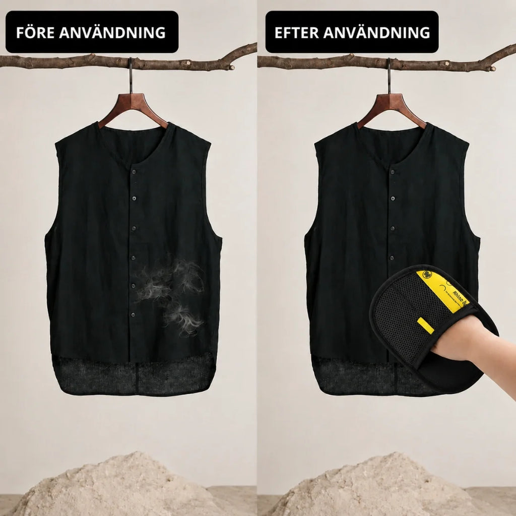 Hair Removal Glove Before use versus after use - Petifo