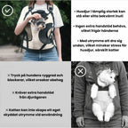 HiDream Front Carrier Pets of a suitable size can stand or sit comfortably inside - Petifo