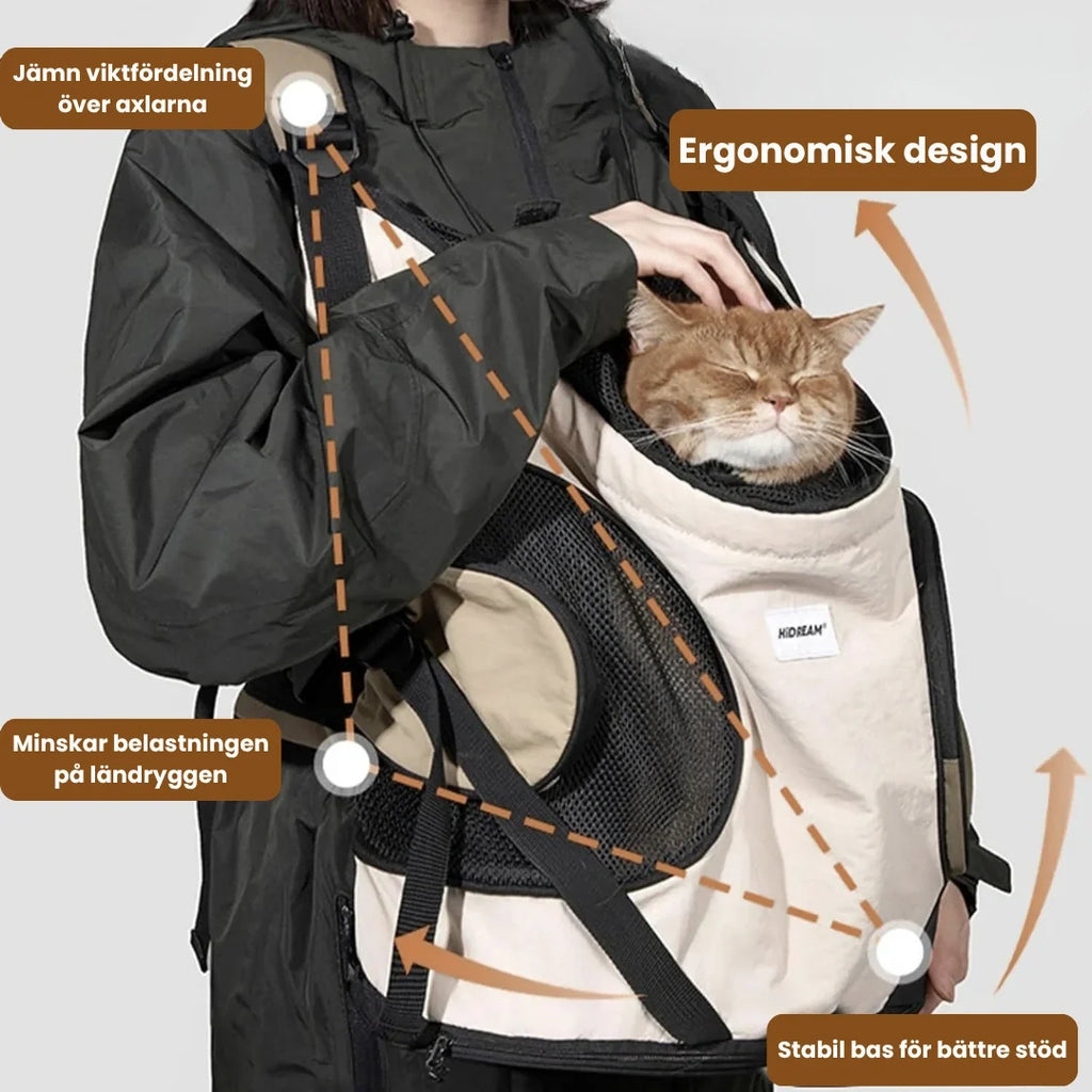 HiDream Front Carrier Even weight distribution across the shoulders - Petifo