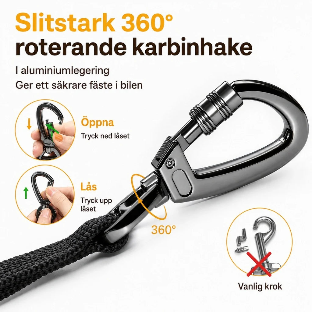 Heavy-Duty Car Seat Belt for Pets - Petifo