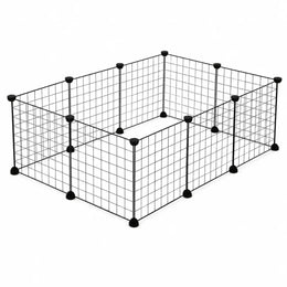 9 paneler + 1 dørpanel - Black