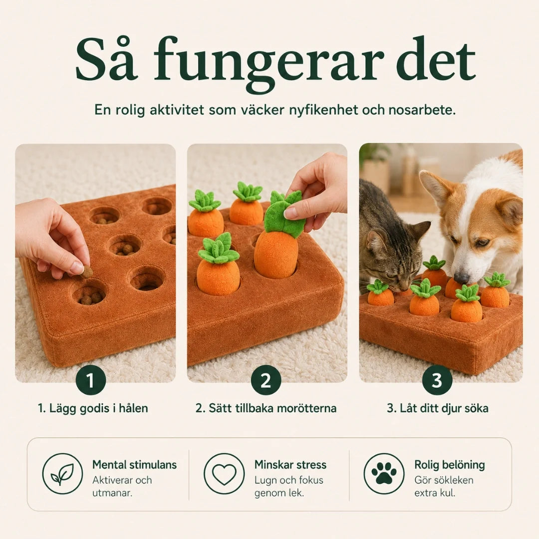 Carrot Snuffle Mat does it work - Petifo