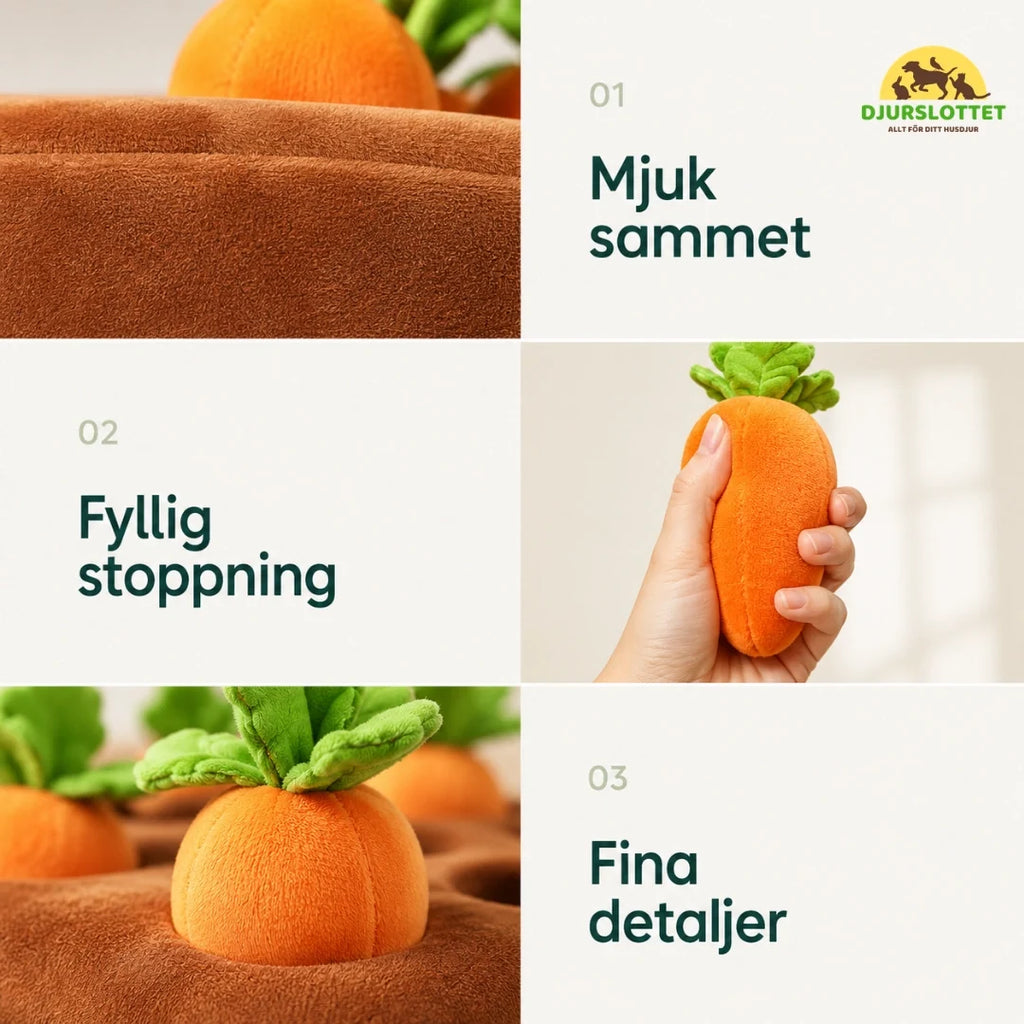 Carrot Snuffle Mat soft velvet - Petifo