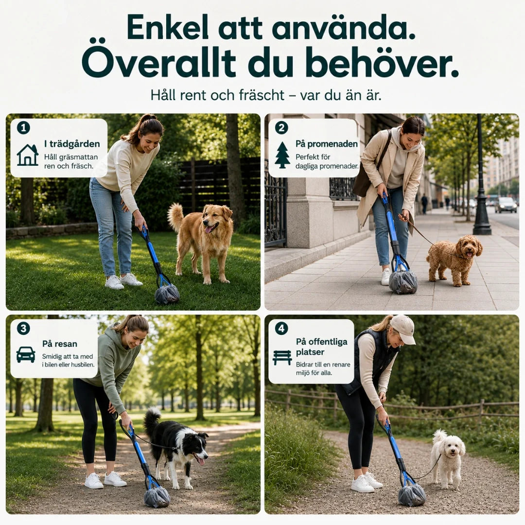 PawScoop Dog Poop Scoop easy to use - Petifo