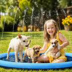 Pawsplash Sprinkler pool for dogs Petifo