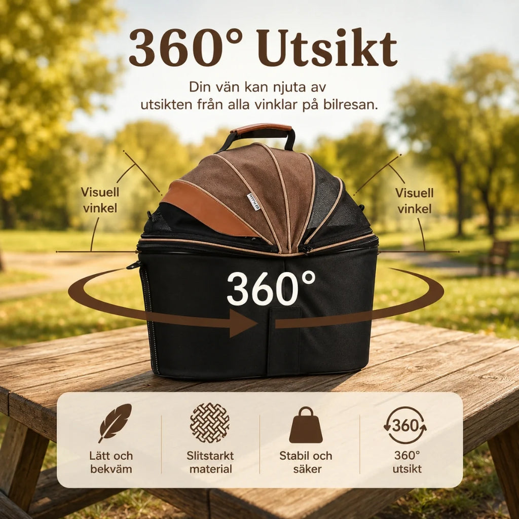 PetFuled Bicycle Basket stable steel frame and construction - Petifo