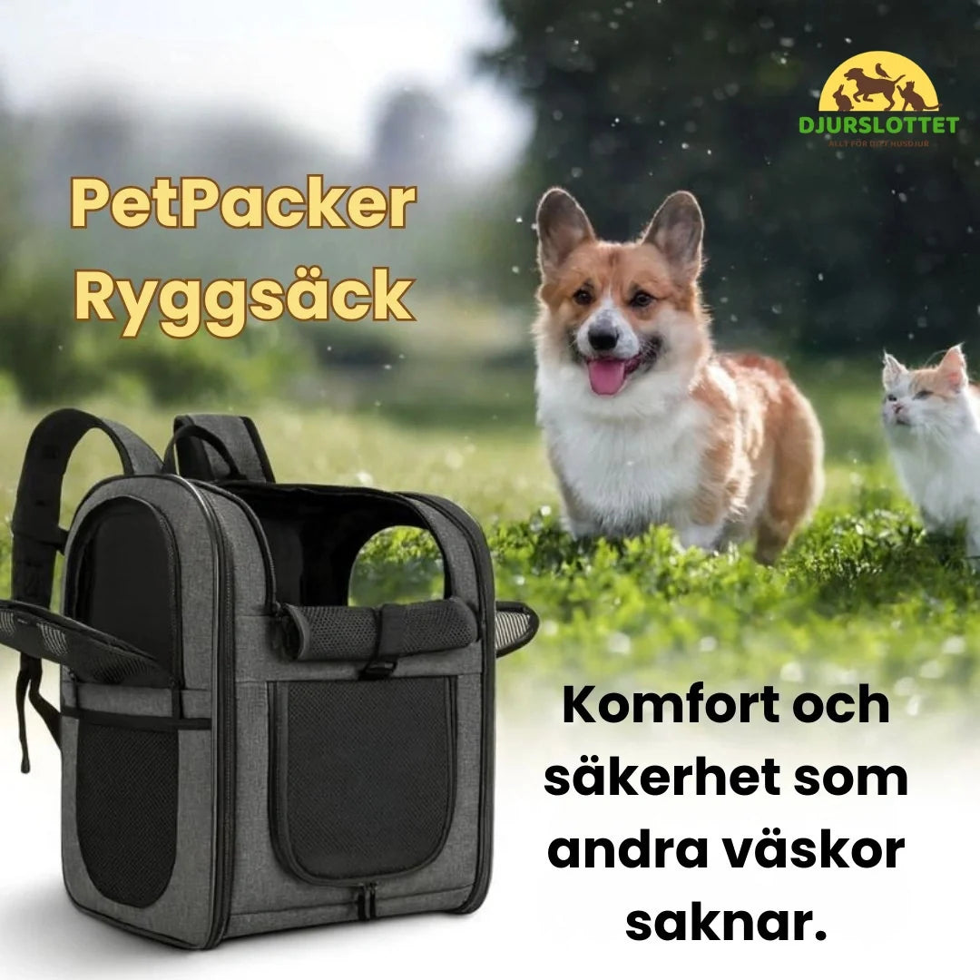 PetPacker Backpack Comfort and safety that other bags lack Petifo