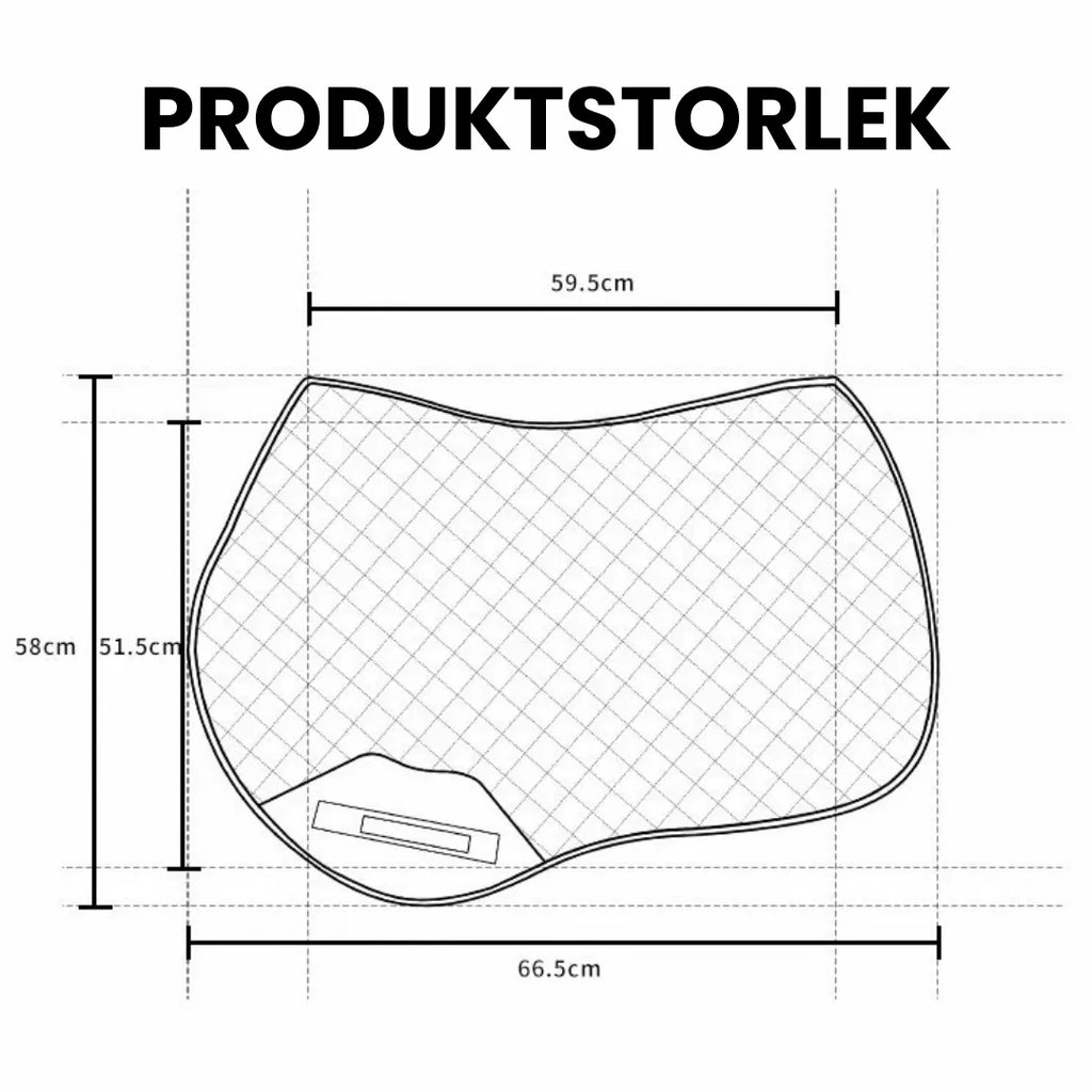 Product size of Saddle pad horse - Petifo