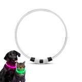 MultiGlow LED-halsbånd til hunde og katte – én størrelse