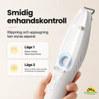 Silvetti Paw Trimmer with Vacuum Smooth one-handed control, clipping and suction can be controlled separately Petifo