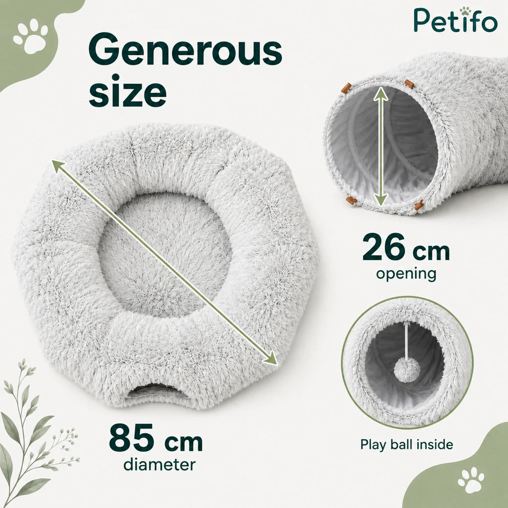 Size of Donut Cat Tunnel Bed - Petifo