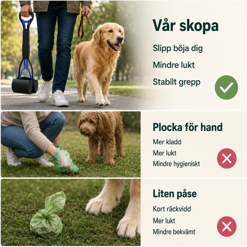 PawPick Foldable Dog Poop Scoop scoop - Petifo