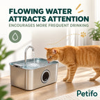 PawHut 3.2 L Pet Water Fountain – flowing water - Petifo