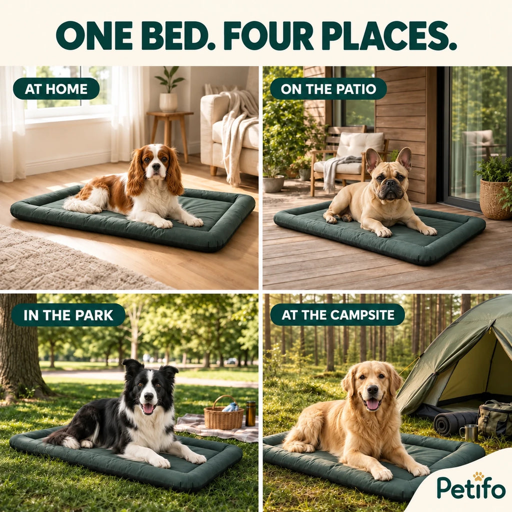 PawHut Foldable Dog Bed – four places - Petifo