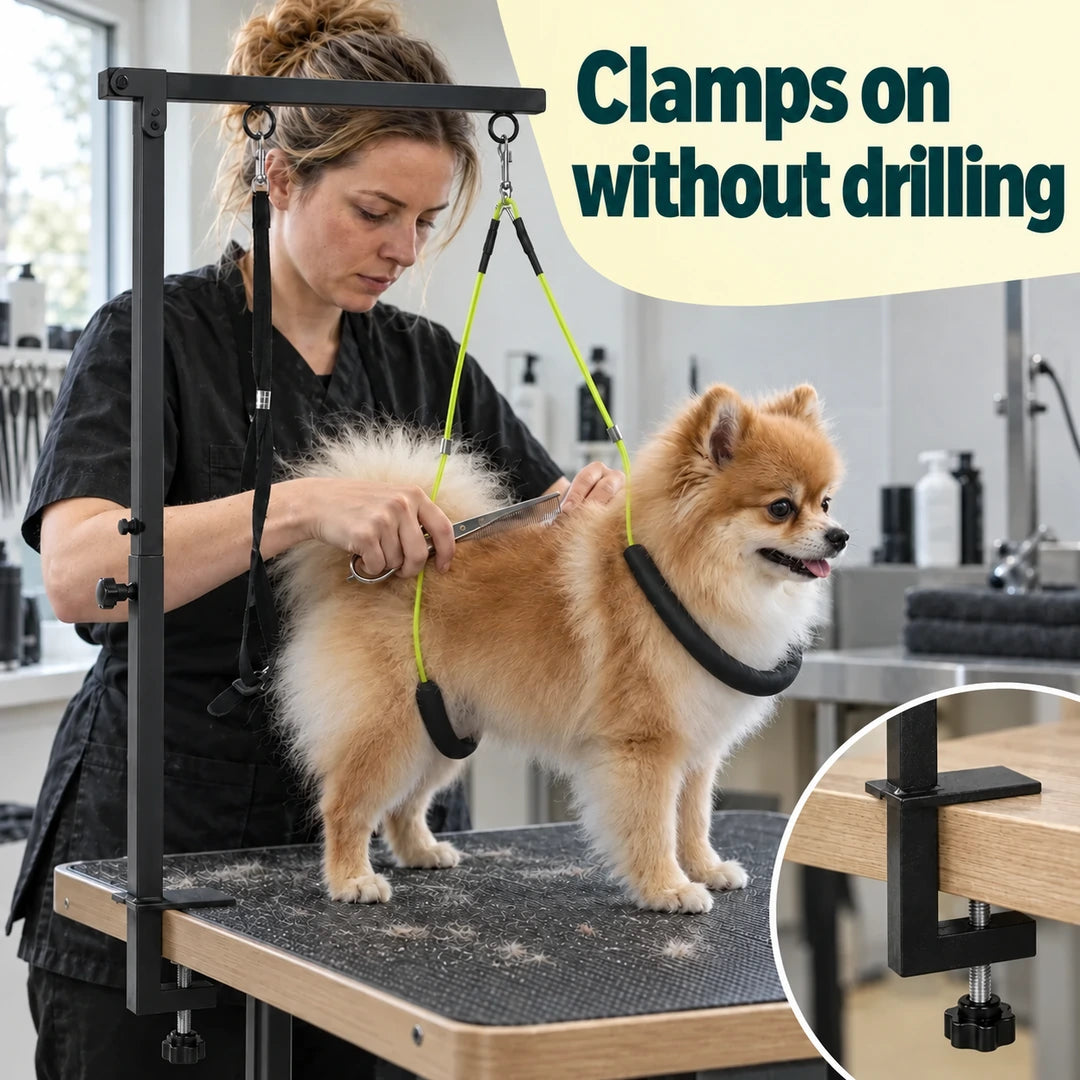 Pet Grooming Support Arm table clamp - Petifo
