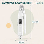 Silvetti 2-in-1 nail tool: Compact 2-in-1 nail tool dimensions of 17.3 by 4.5 cm - Petifo