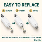 Silvetti replacement nail grinder heads: Three steps for replacing a worn nail grinder head - Petifo