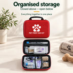 Organised storage in the TryggPet Pet First Aid Kit