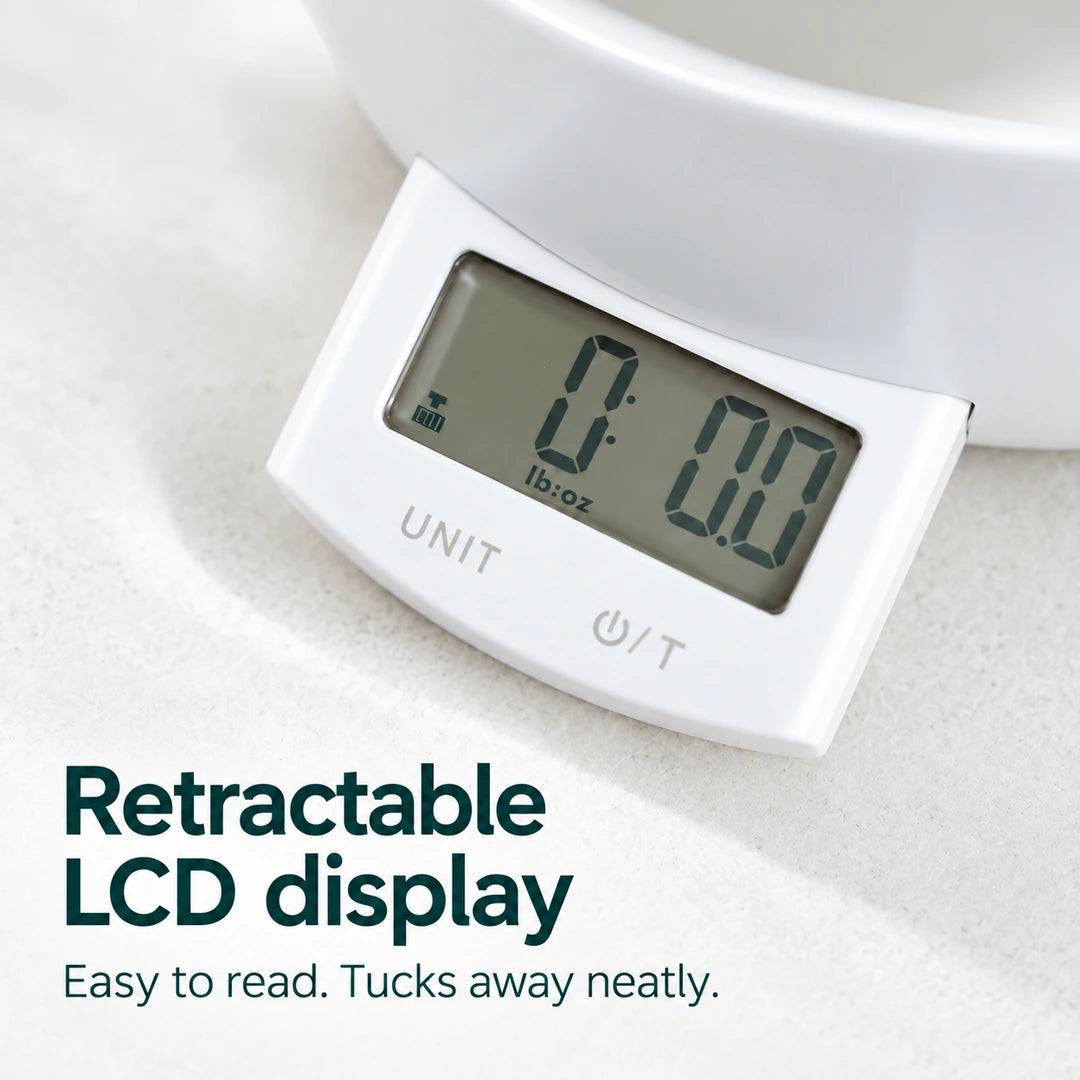 UpFeed Pro Pet Bowl with Scale, product view 8 - Petifo